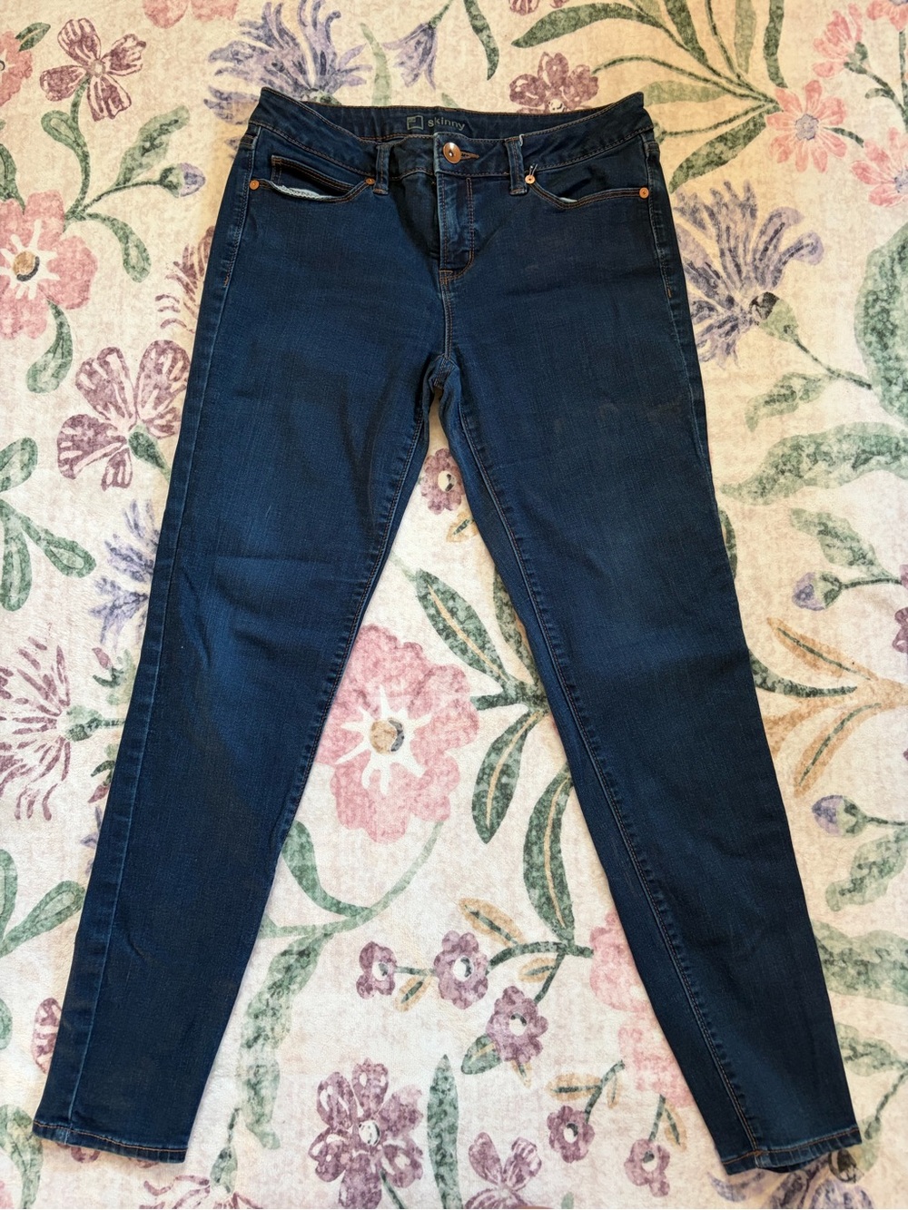 jcpenney Dark Indigo Skinny Jeans